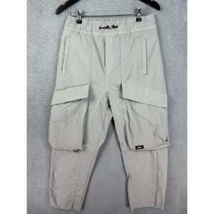 Zara Cargo Pants Mens Medium Gray dnwr Techwear Pocket Streetwear Utility Modern